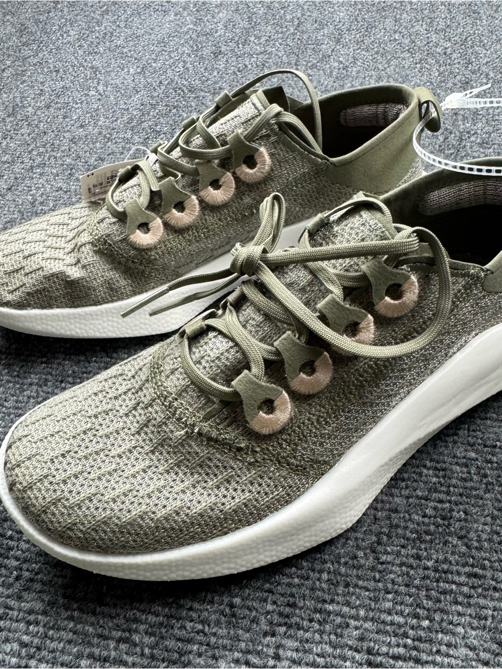 Allbirds Tree Dasher 2 Women's Size 5.5 Olive Green Low Top Sneaker Shoes 9423